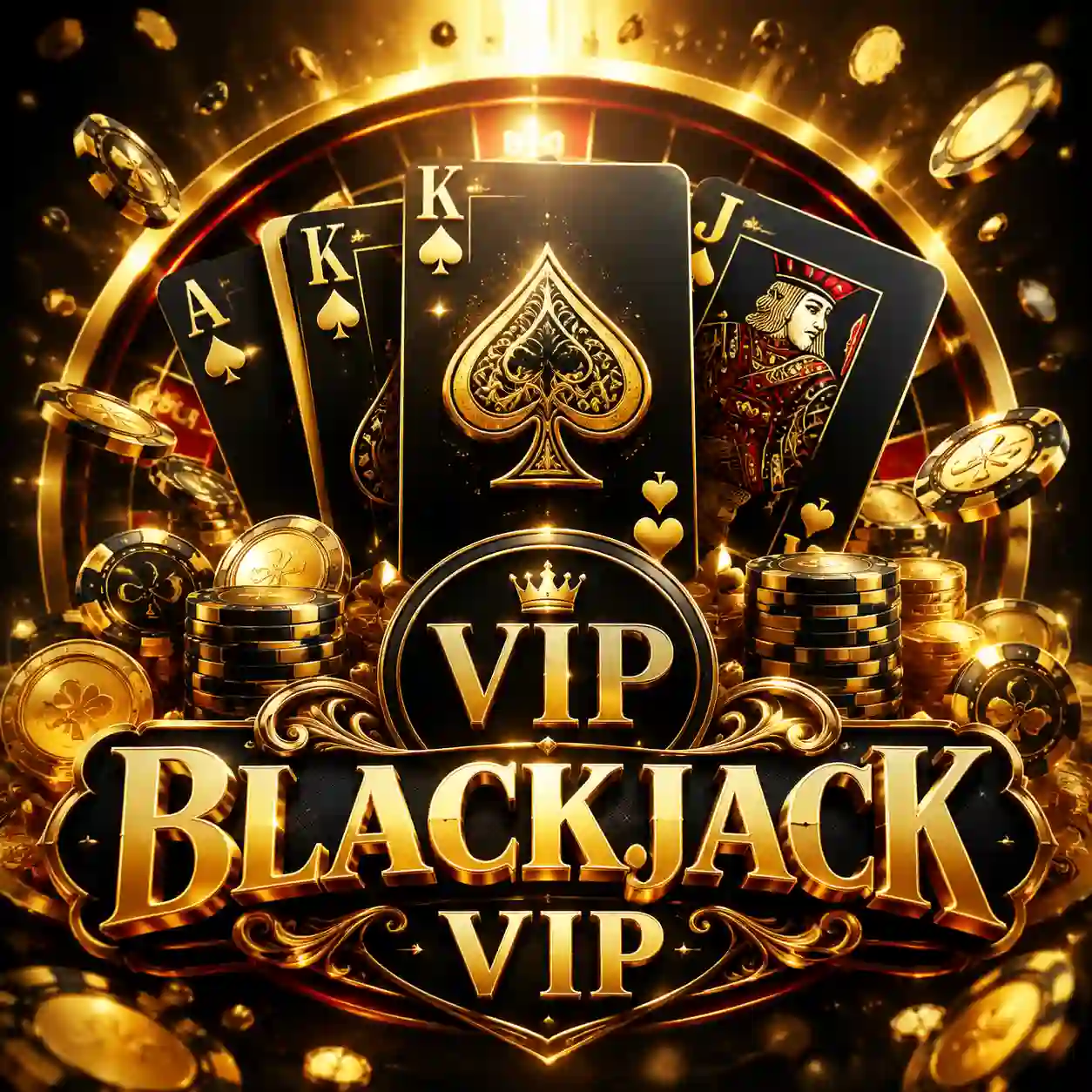 Mesa de blackjack online com cartas e fichas