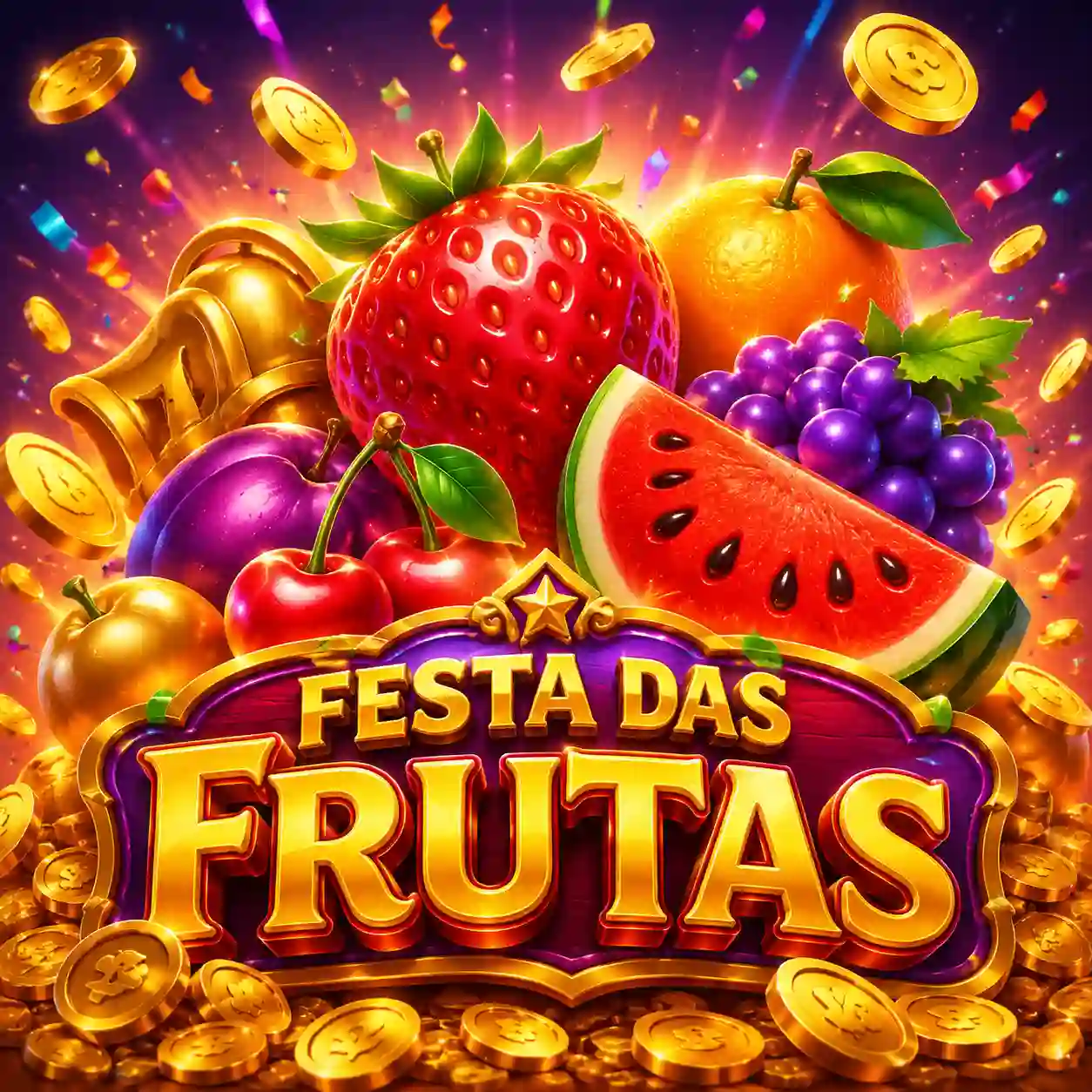 Capa do slot Office Party com festa colorida